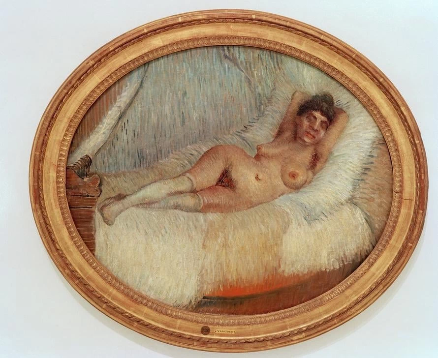  191-Vincent van Gogh-Nudo femminile sul letto, 1887 - Merion (Pa), The Barnes Foundation 